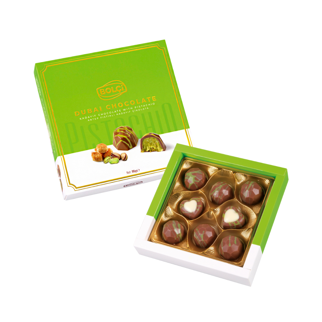 Chocolate bolci   96g   dubai chocolate   chocolate recheado com kadayf de pistache