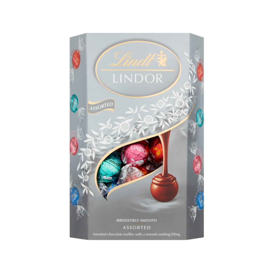  imp    chocolate lindt   337g   lindor assorted silver