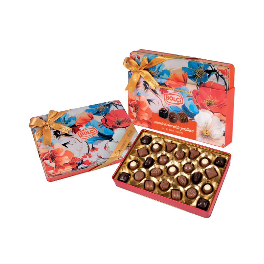 Chocolate bolci   250g   boutique orange floral pralines   chocolate sortidos