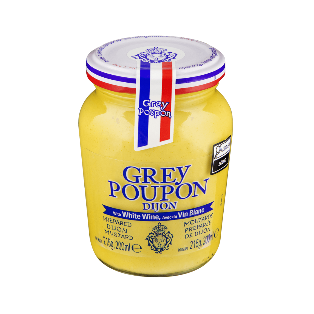 Grey poupon   dijon   mostarda dijon com vinho branco   215g