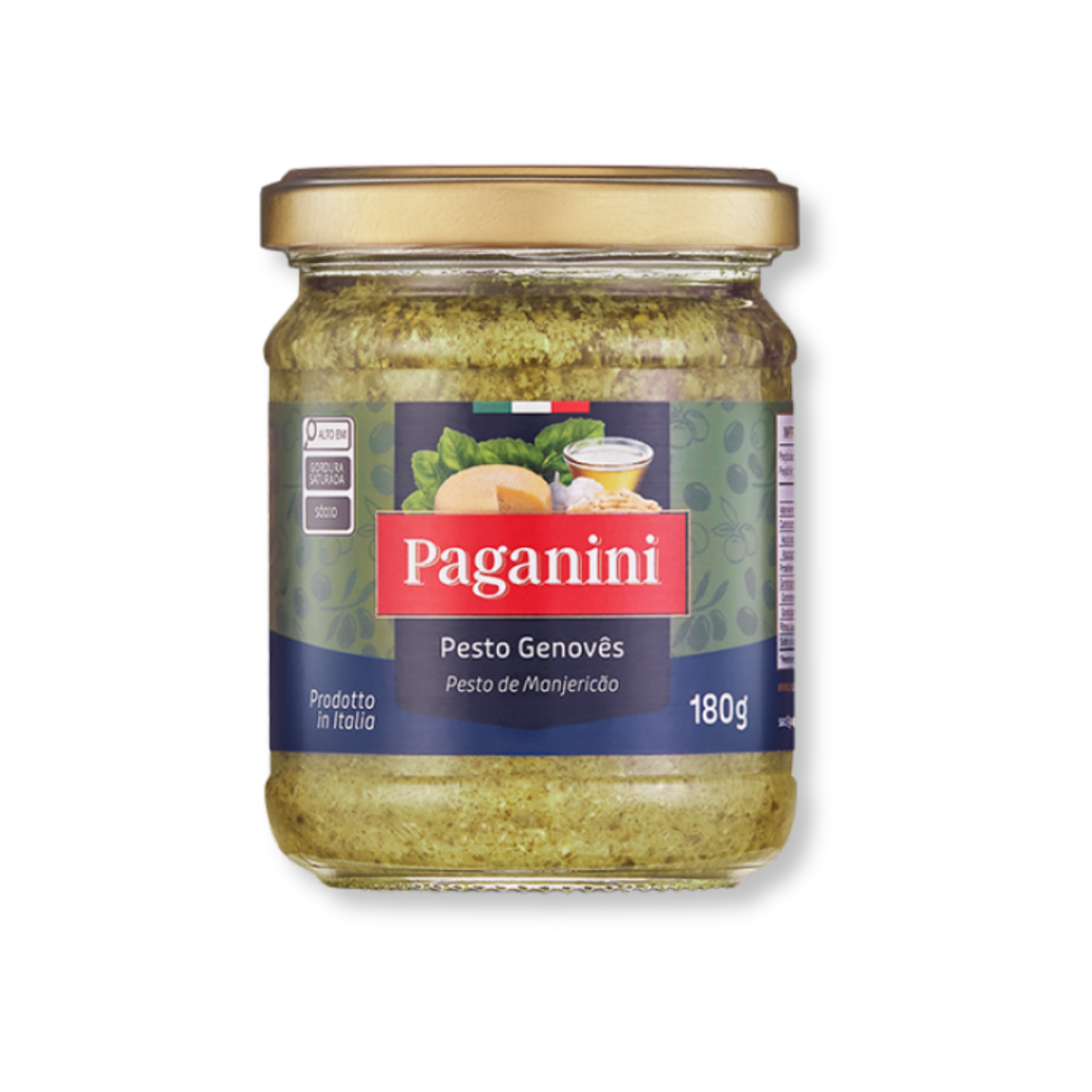 Paganini   pesto genoves   pesto de manjericao   180g