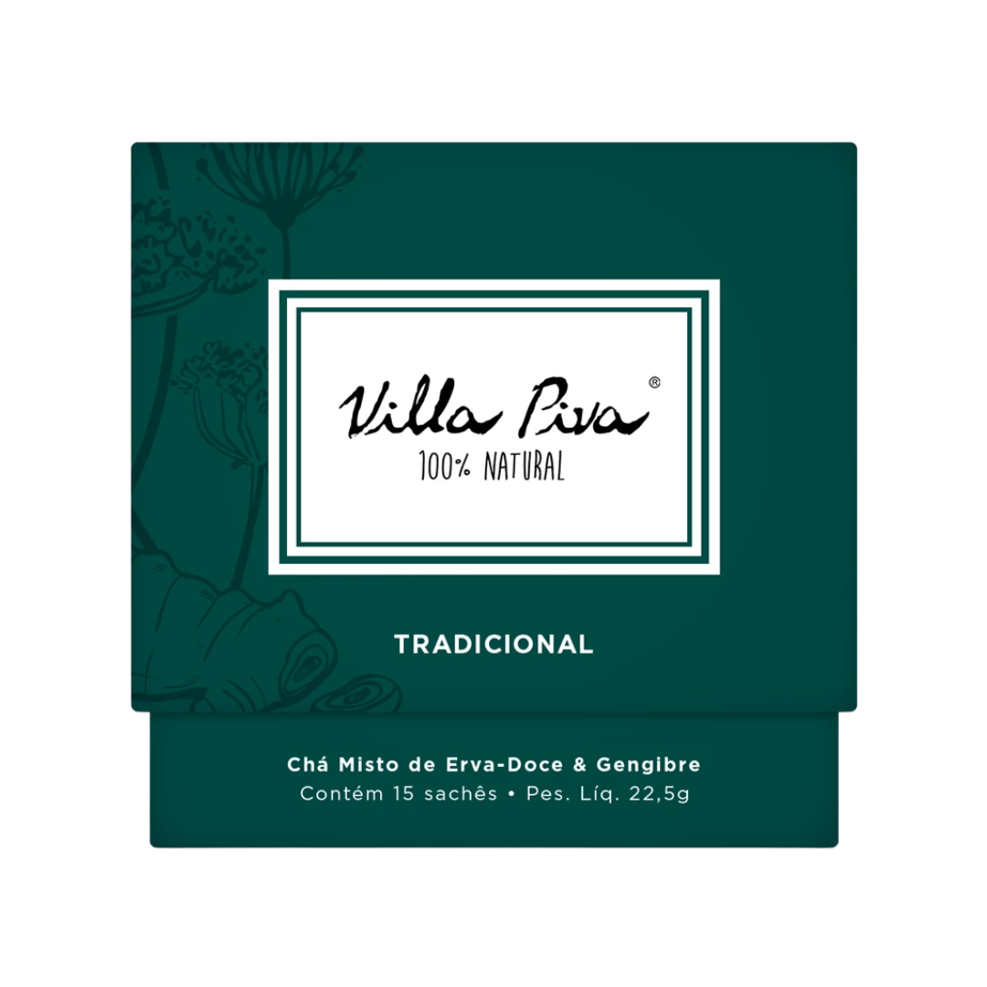 Cha villa piva   22 5g   cha sache   tradicional   erva doce e gengibre