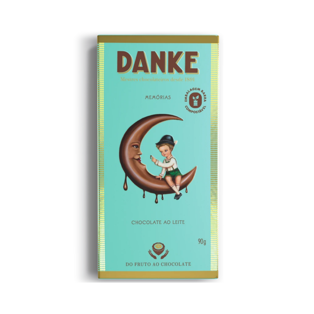 Danke   barra   chocolate ao leite   dp 14 un x 90g