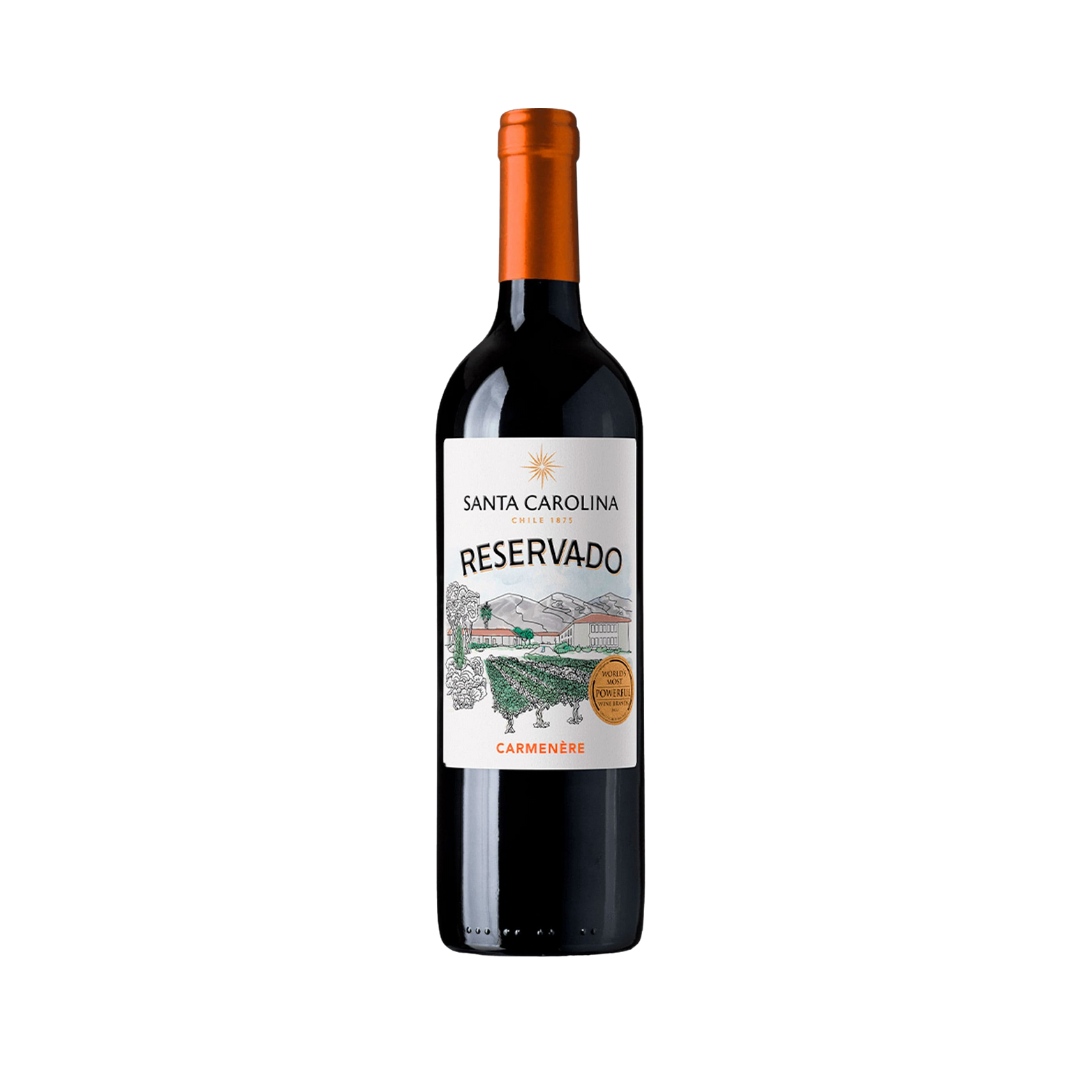 Vinho santa carolina   750ml   reservado   carmenere   vinho tinto meio seco
